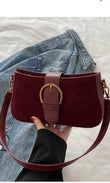 Load image into Gallery viewer, Shae Suede Shoulder Bag