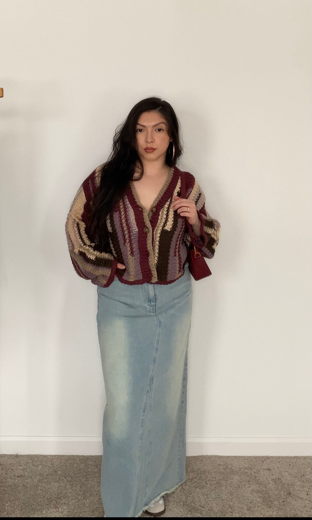 Brea Washed Denim Maxi