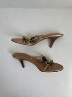 Giuseppe Zanotti Green Jeweled Heel Mule | US 11/ EU 41