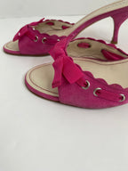 Coach Cyndi Kid Suede Fuchsia | US 10