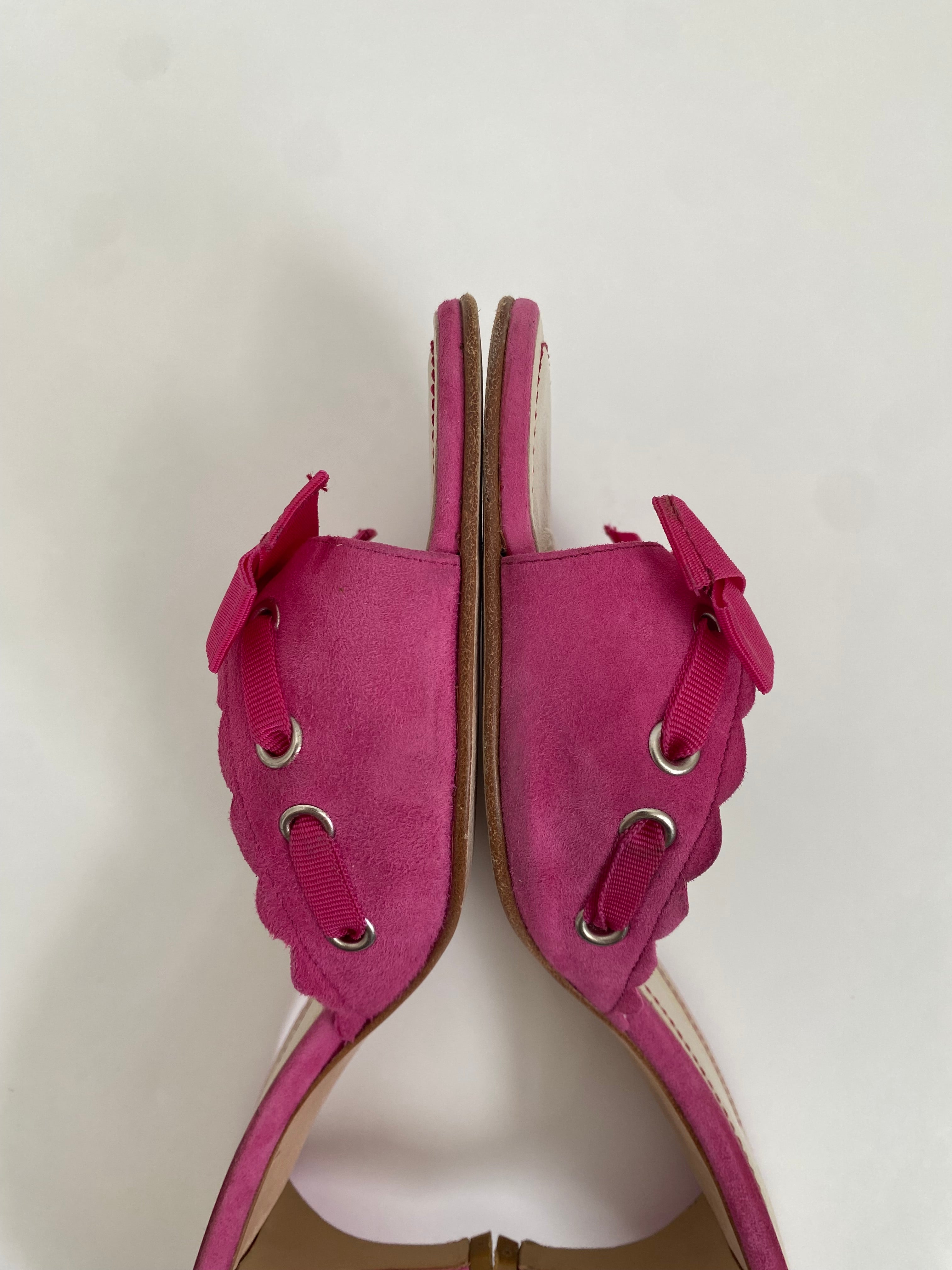 Coach Cyndi Kid Suede Fuchsia | US 10
