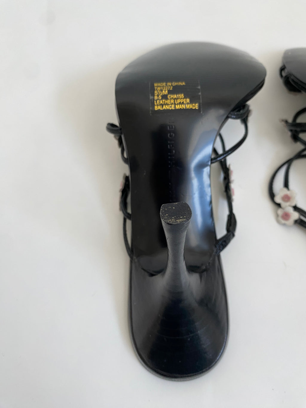 Tommy Hilfiger Y2K Black Floral Mule | US 5.5