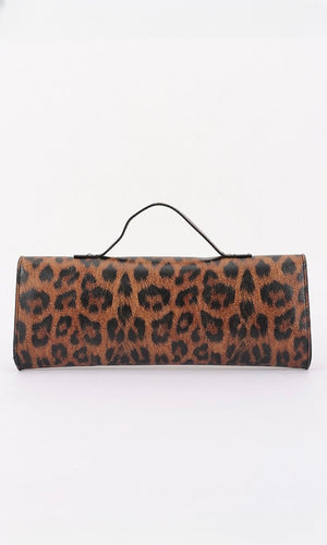 Lex Leopard Clutch