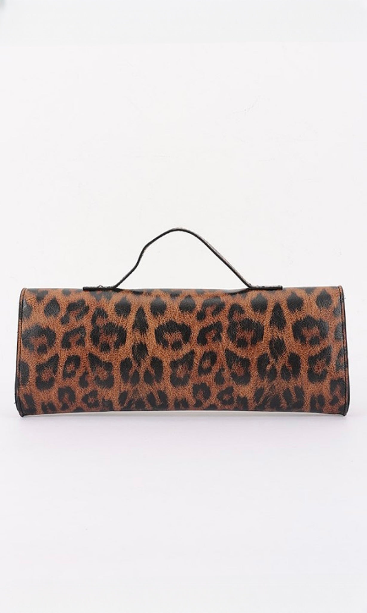 Lex Leopard Clutch