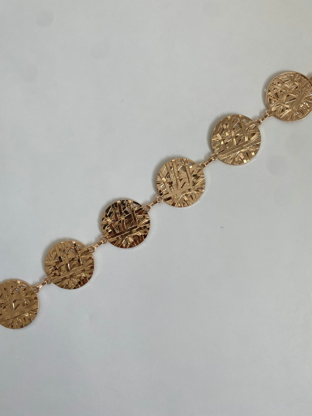 Gold Disc Chain Belt