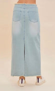 Load image into Gallery viewer, Brea Washed Denim Maxi
