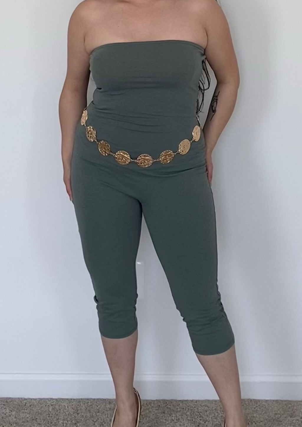 Gold Disc Chain Belt