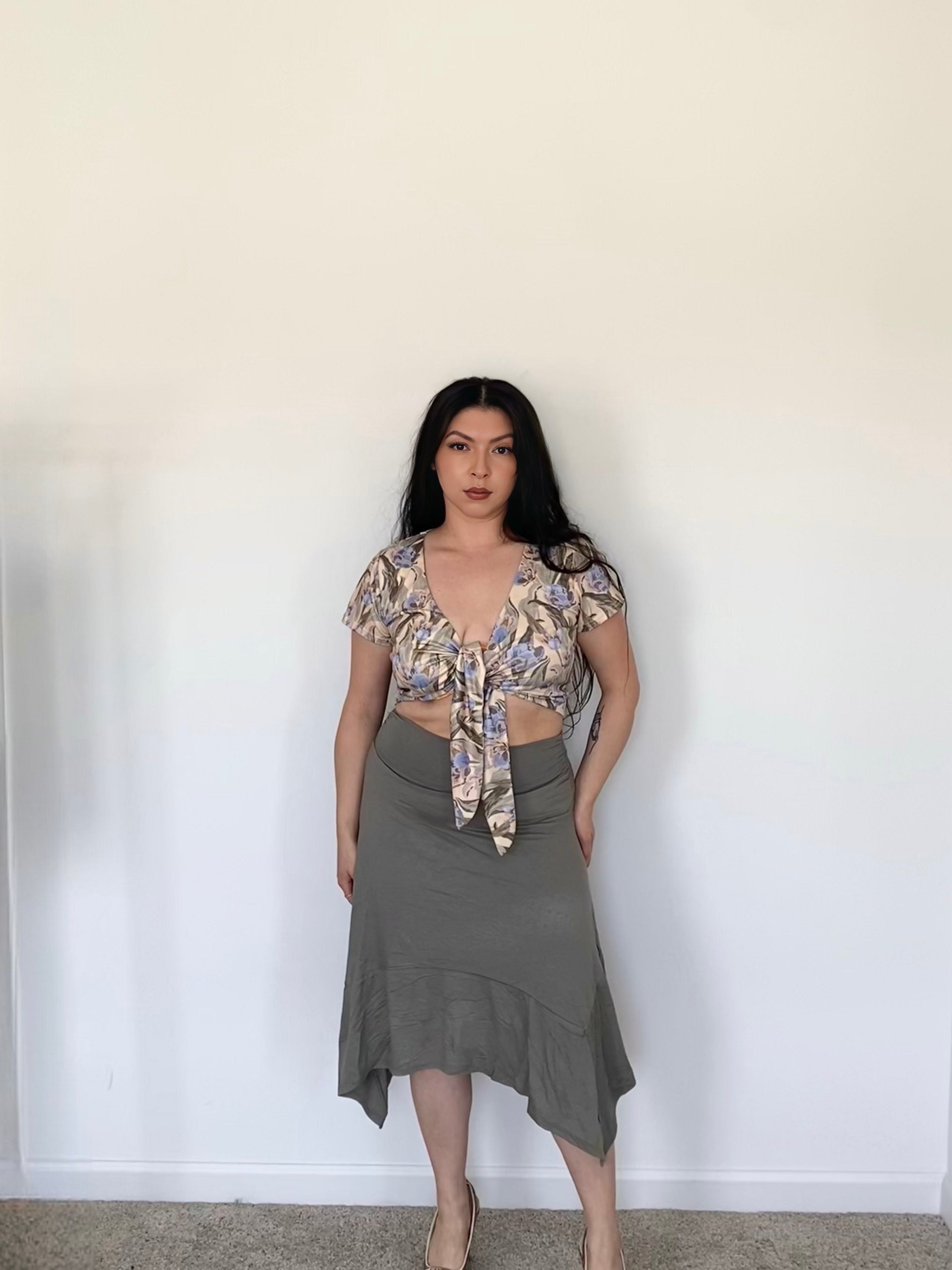 Suri Handkerchief Midi Skirt