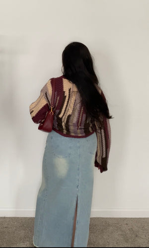 Brea Washed Denim Maxi