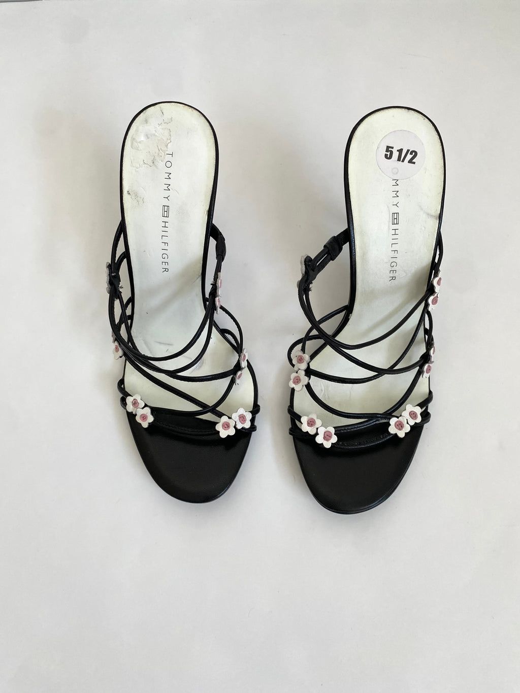 Tommy Hilfiger Y2K Black Floral Mule | US 5.5