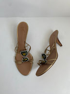 Giuseppe Zanotti Green Jeweled Heel Mule | US 11/ EU 41