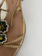 Giuseppe Zanotti Green Jeweled Heel Mule | US 11/ EU 41