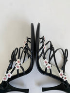 Tommy Hilfiger Y2K Black Floral Mule | US 5.5
