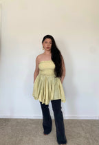 Umi Smocked Tube Top/Mini Dress