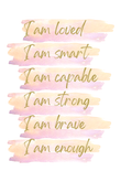 Load image into Gallery viewer, Watercolor Affirmations Poster (Digital Download)
