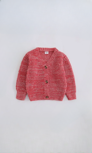 Rose Cable Knit Cardigan