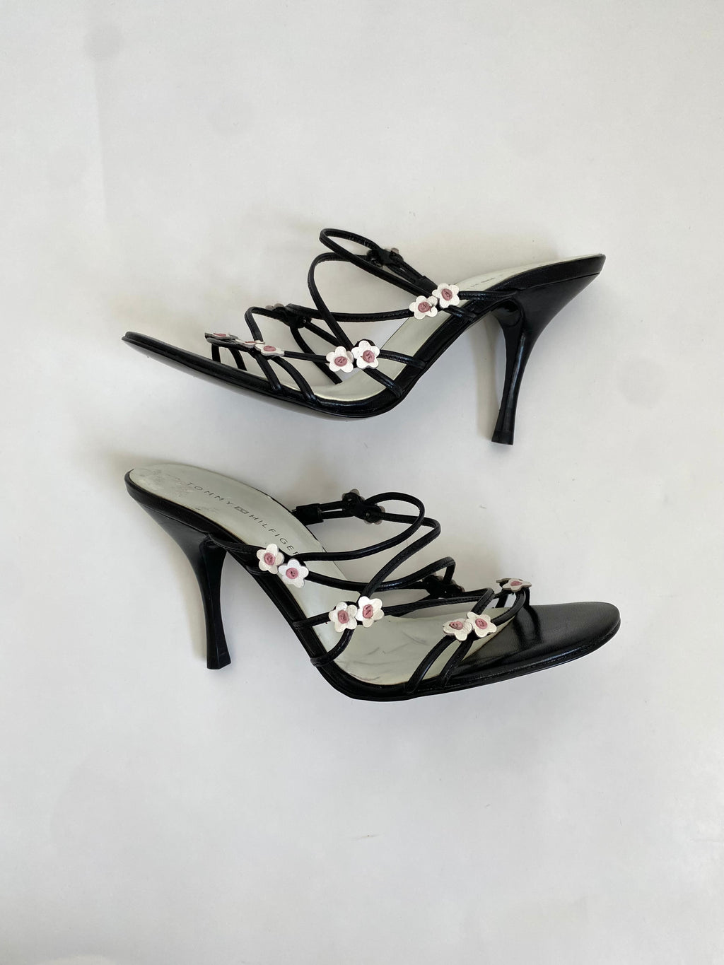 Tommy Hilfiger Y2K Black Floral Mule | US 5.5