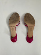 Jimmy Choo Magenta/Fuschia Kitten Heel Mule EU 38 | US 8