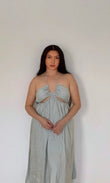 Load image into Gallery viewer, Bre Ruched Maxi Dress
