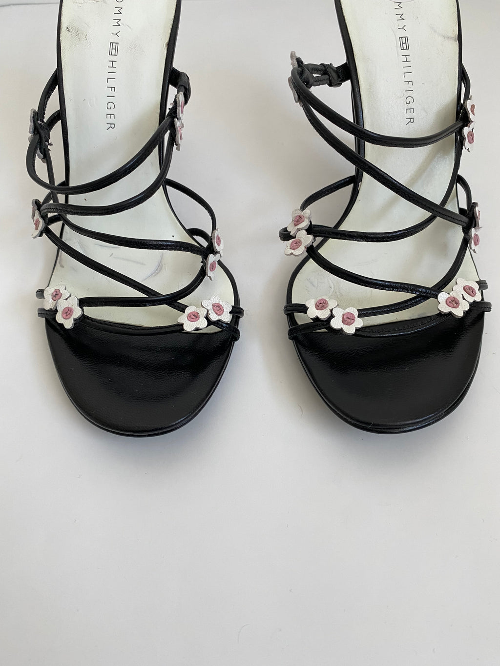 Tommy Hilfiger Y2K Black Floral Mule | US 5.5
