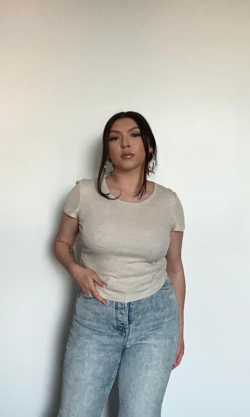 Camiseta fruncida Nina