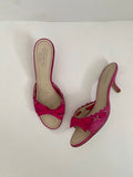 Coach Cyndi Kid Suede Fuchsia | US 10
