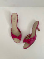 Coach Cyndi Kid Suede Fuchsia | US 10