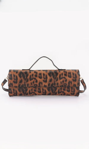 Lex Leopard Clutch
