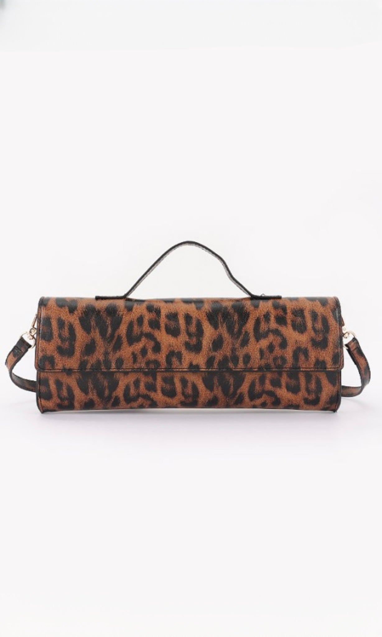 Lex Leopard Clutch
