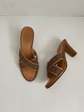 Coach Dede Mini Logo Heeled Mule | US 6.5