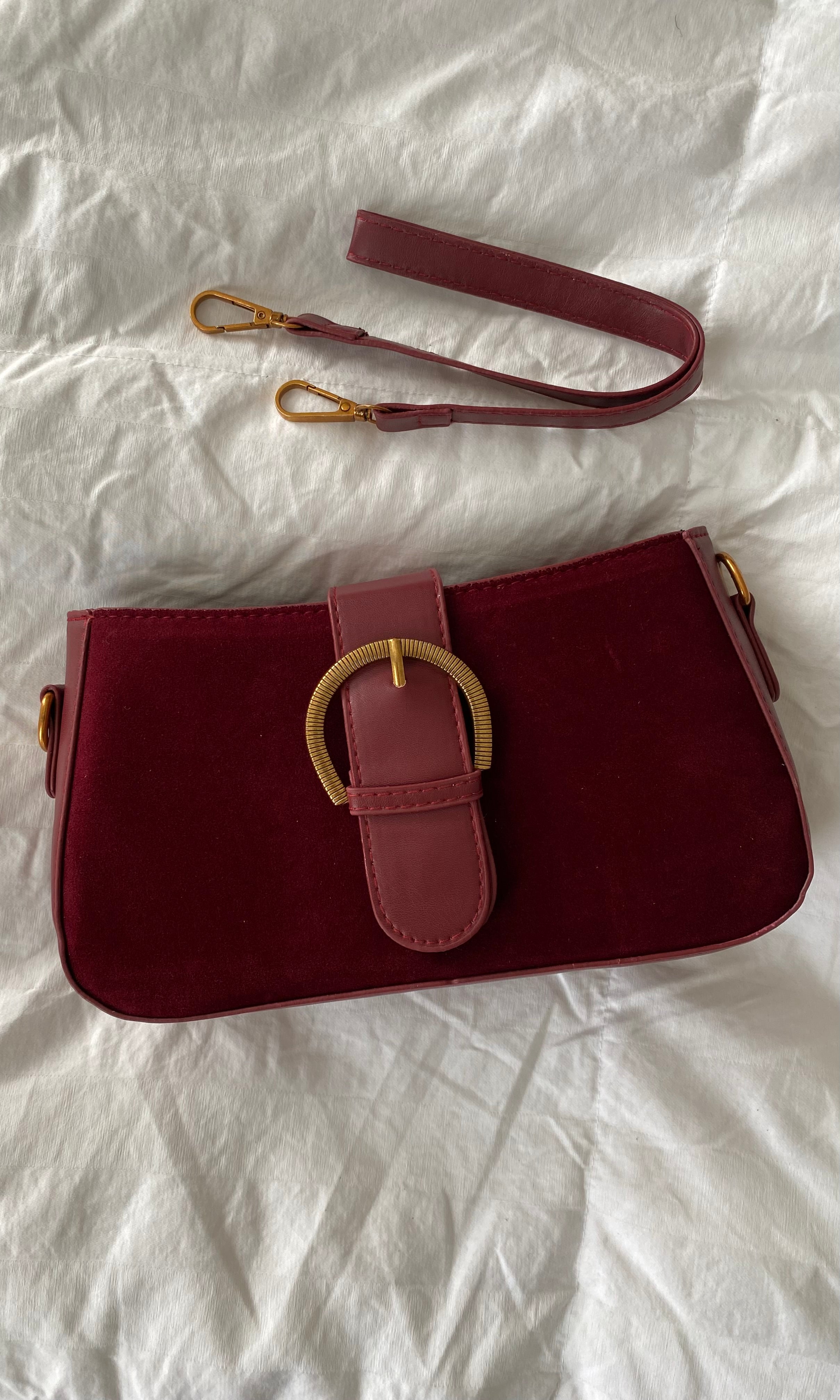 Shae Suede Shoulder Bag