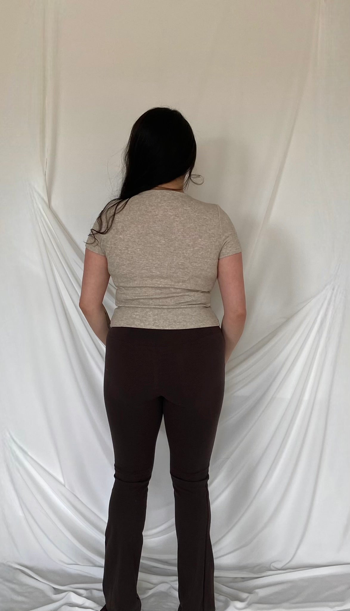 Vera Ribbed Button Tee