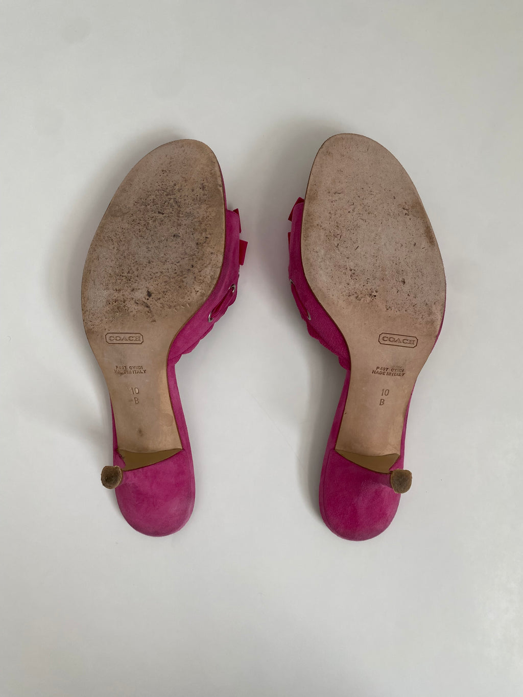 Coach Cyndi Kid Suede Fuchsia | US 10