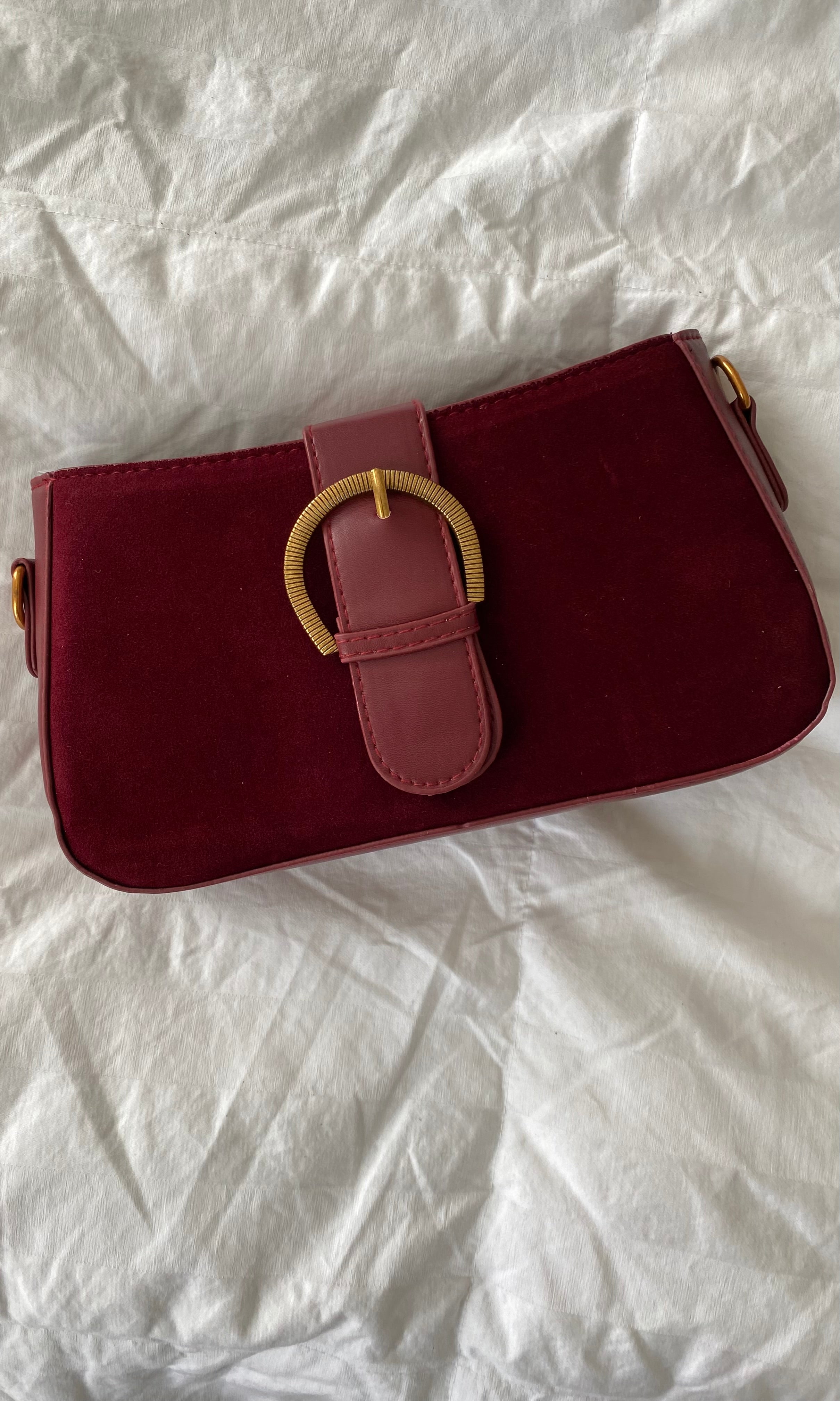 Shae Suede Shoulder Bag