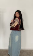 Load image into Gallery viewer, Brea Washed Denim Maxi
