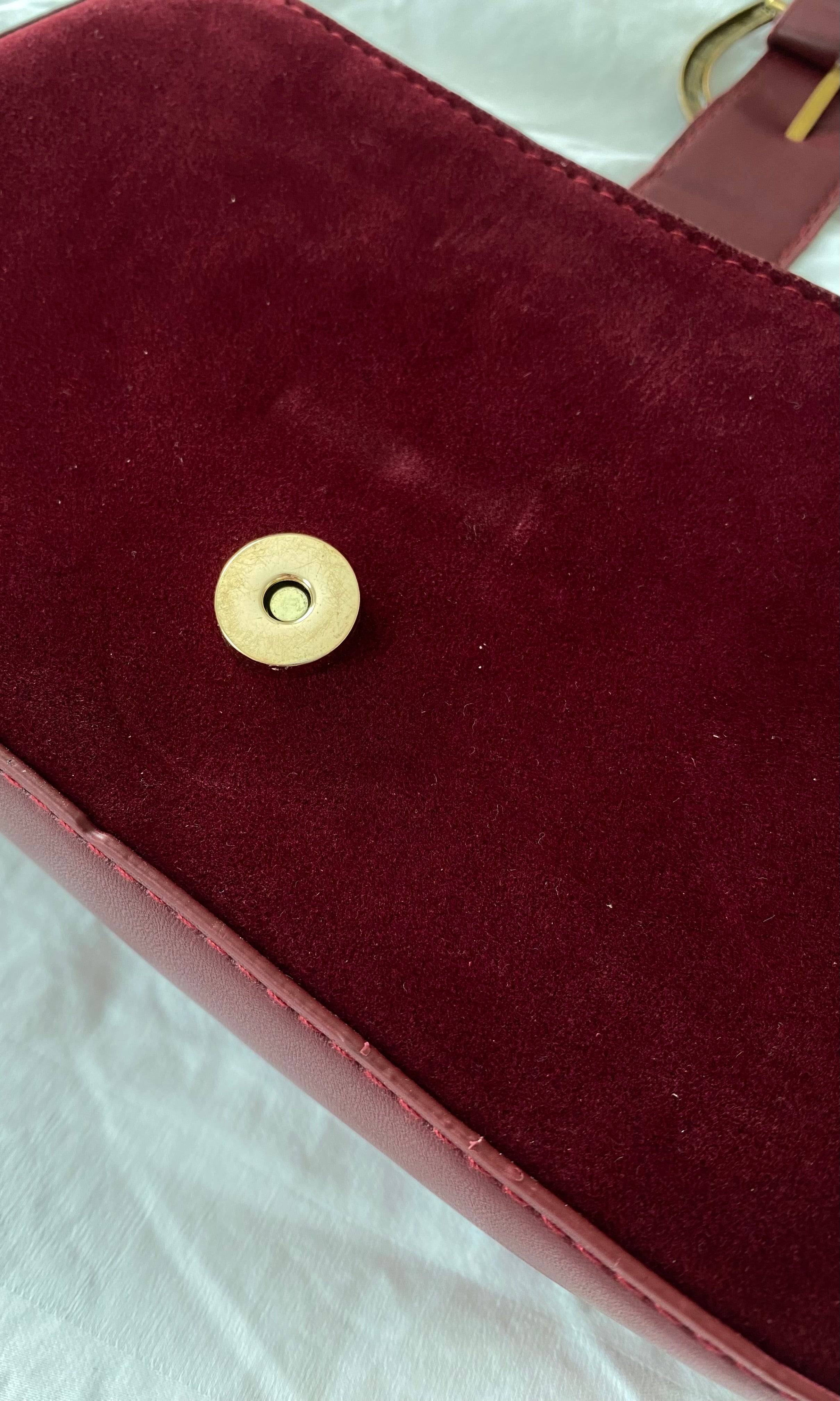 Shae Suede Shoulder Bag