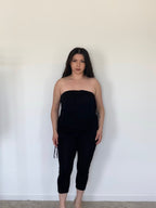 Mia Draped Capri Jumpsuit