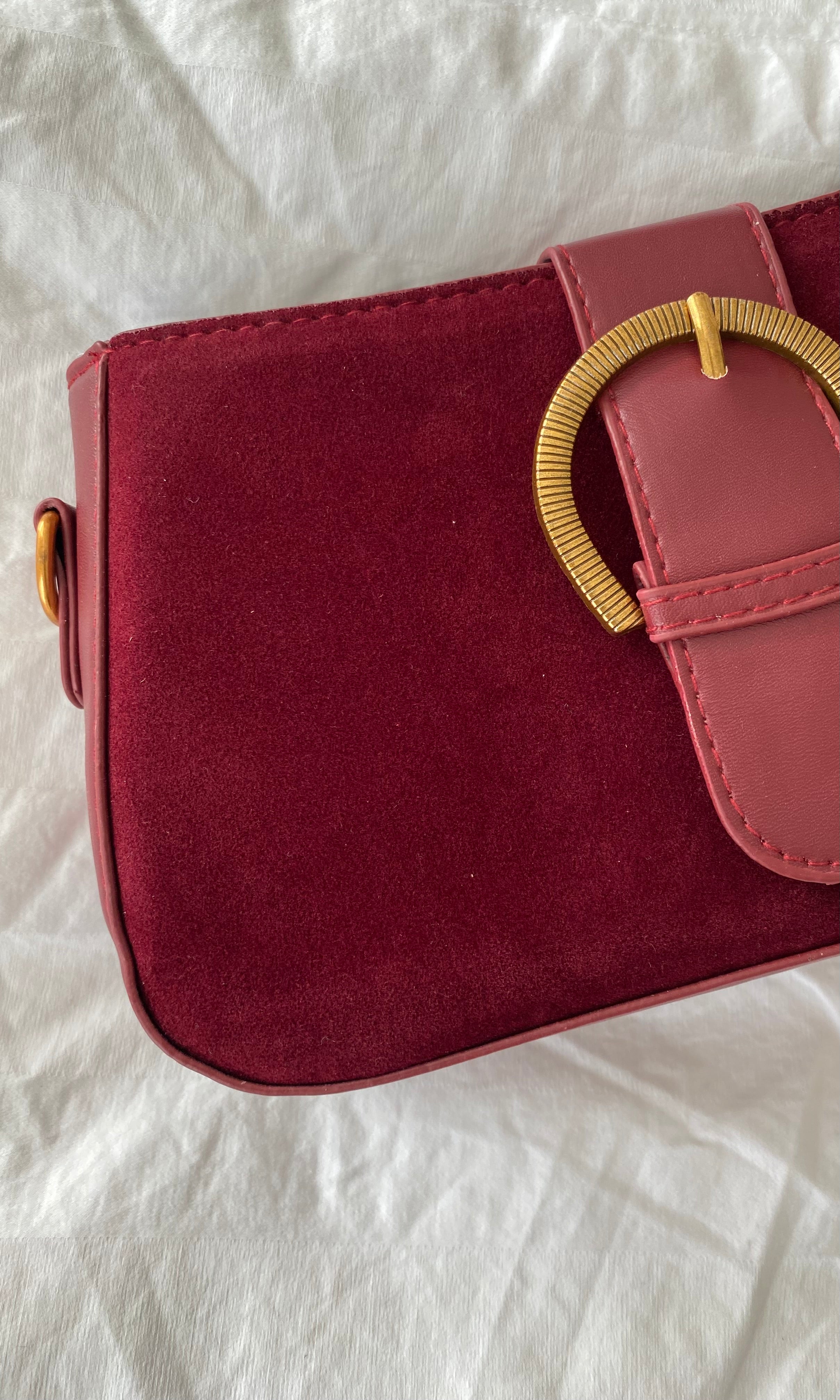 Shae Suede Shoulder Bag