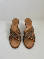 Coach Dede Mini Logo Heeled Mule | US 6.5
