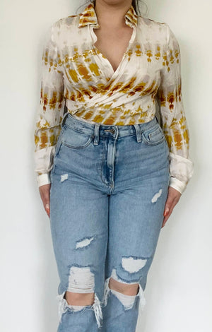 Serene Tie Front Top