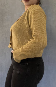 Honey Cropped Cardigan