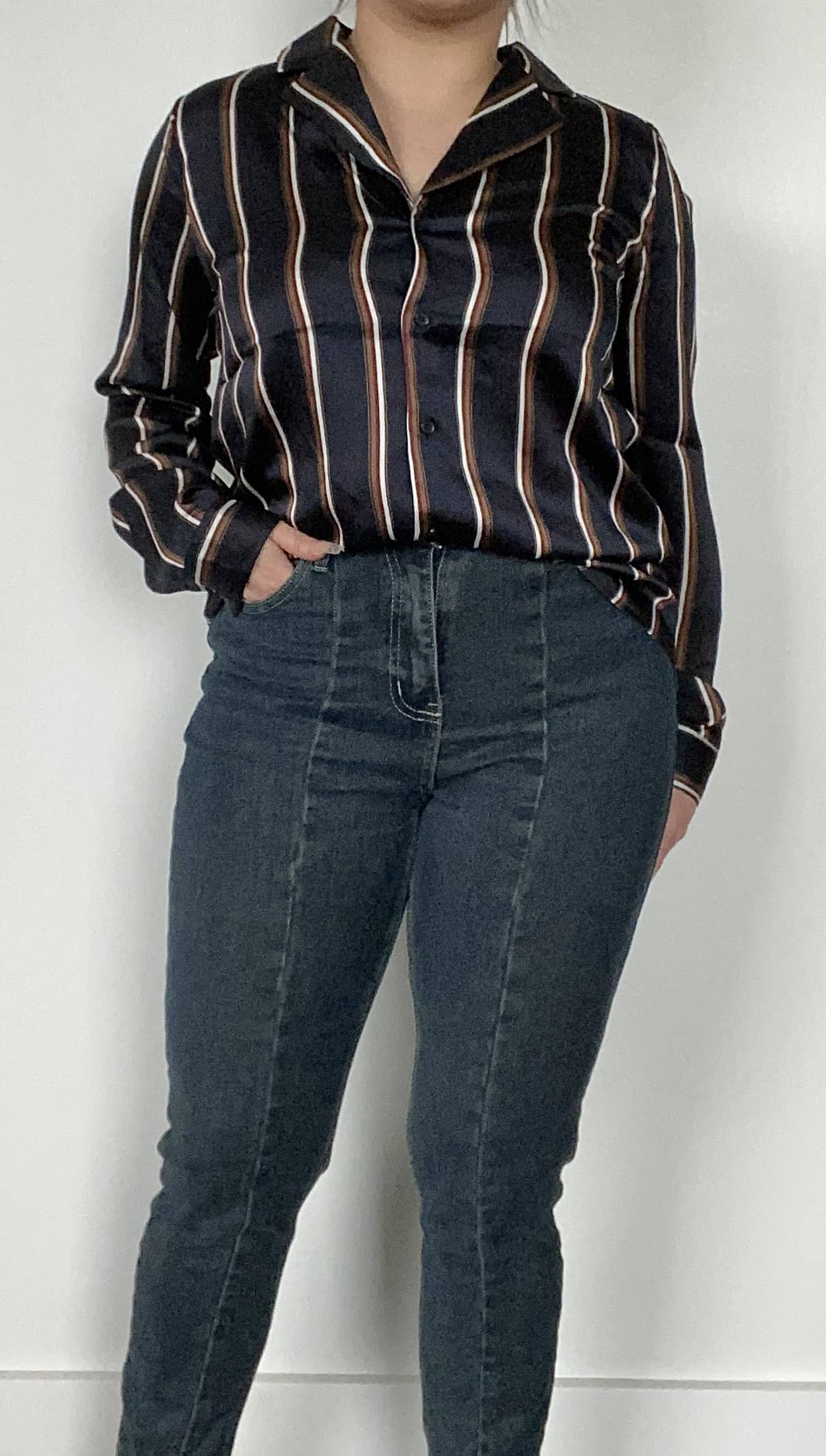 Blusa de satén Jane