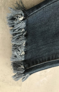 Frayed Ankle Denim