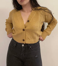 Load image into Gallery viewer, Honey Cropped Cardigan
