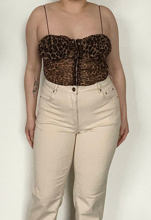 Off The Clock Mesh Top